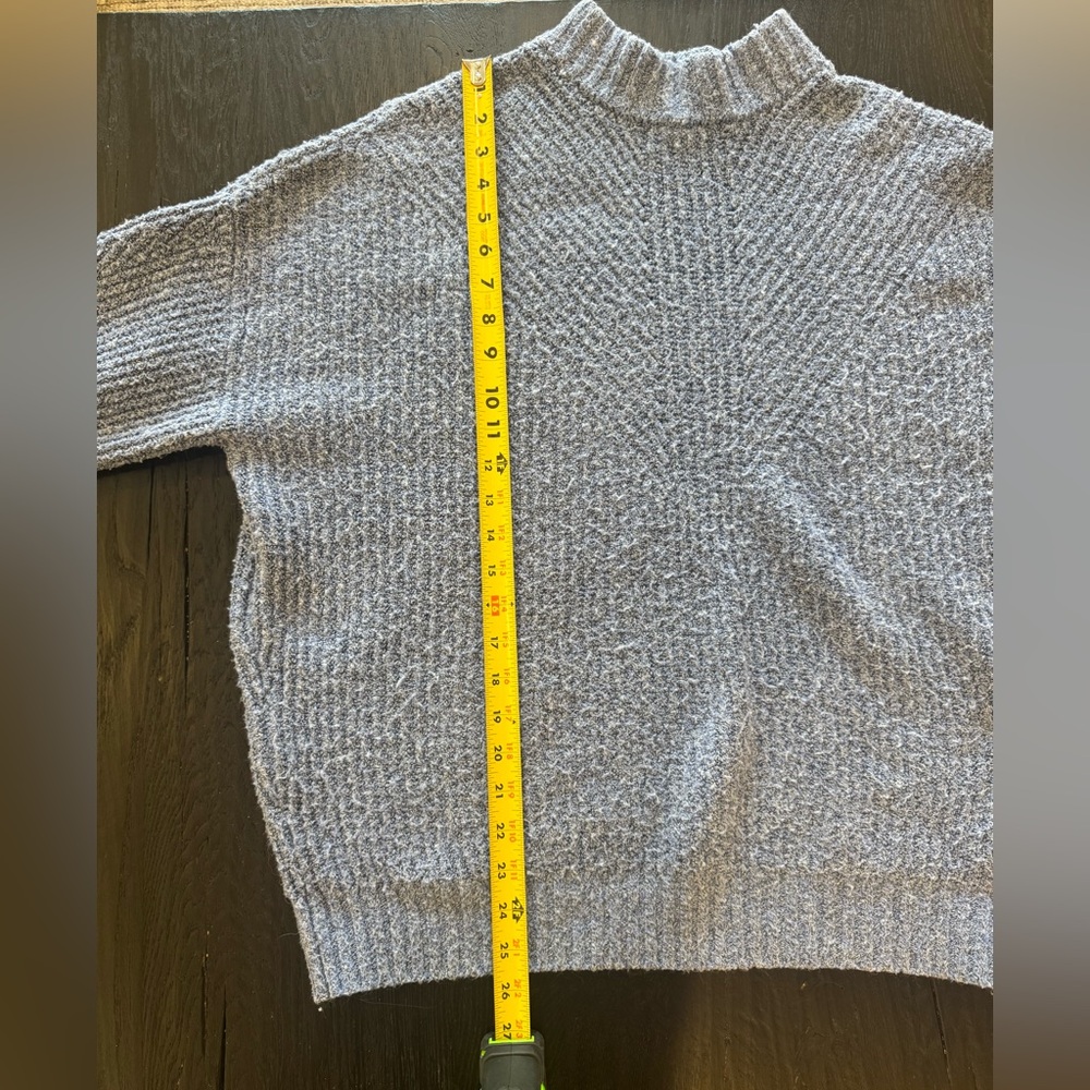 Halogen Blue Sweater with Ribbed Knit - Picture 6 of 7